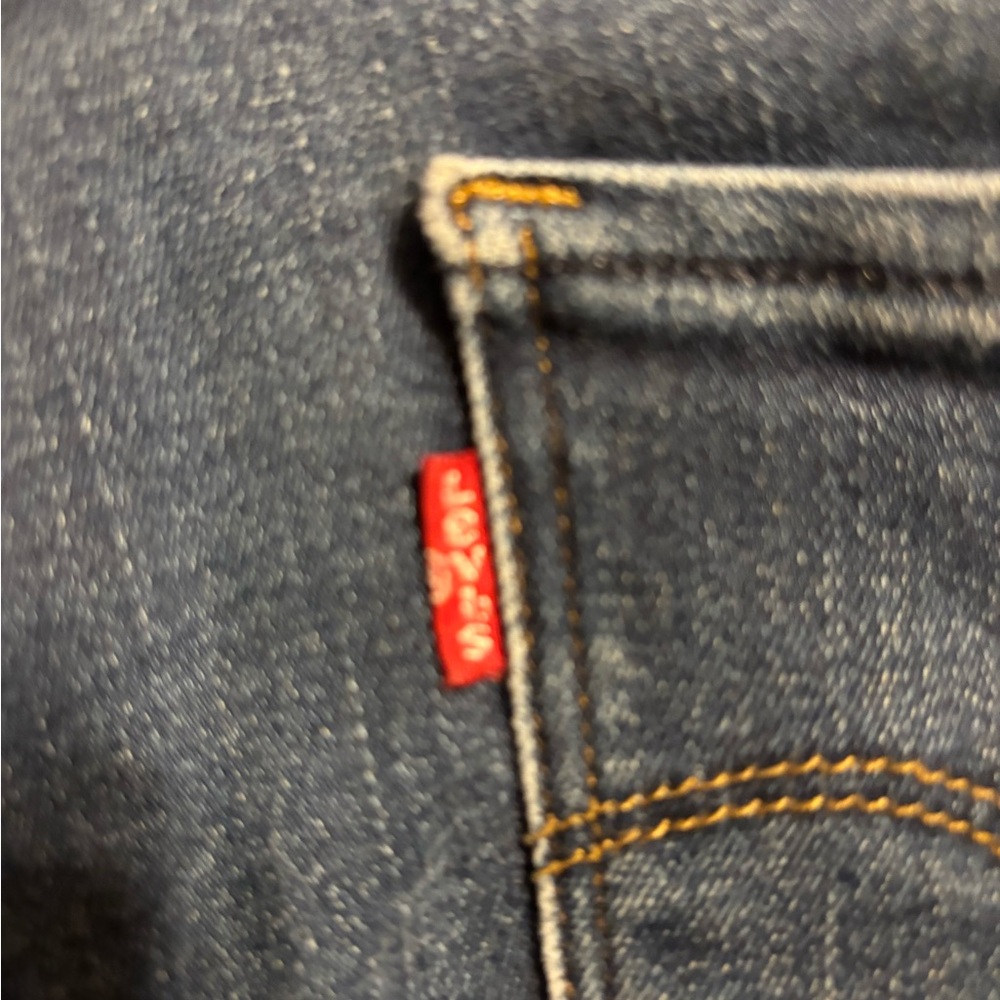 Levi's Midrise Blue Skinny Jeans Cotton/Poly Blend Stretch Women’s Size 12 - Picture 8 of 9